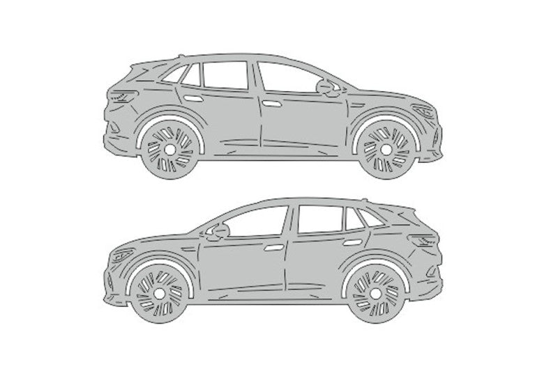 Volkswagen ID.4 (2020+) Floor Mat Emblem Set – Stainless Steel Badges Car Mats Badges Decoin