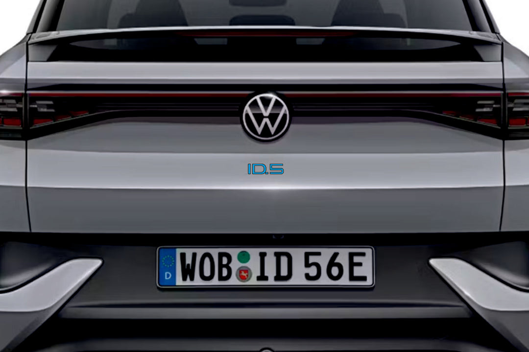 Volkswagen tailgate trunk rear 3D emblem with ID.5 logo (type MIXT) Volkswagen emblems decoinfabric