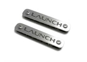 Stainless Steel Floor Mats Emblems Set Badges Launch Logo