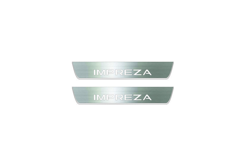 Impreza VI 2022+ LED Door Sills With Logo Impreza