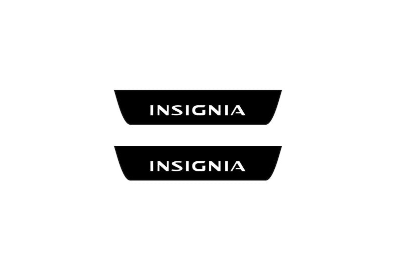 Opel Insignia I 2008-2017 Led Door Sill Pro With Logo Insignia (Premium Painting) Opel Led Door Sills PRO opdesign