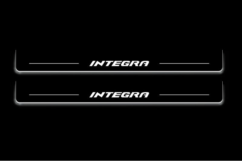 Honda Integra 2001-2006 Auto Door Sill Plates With Logo Integra