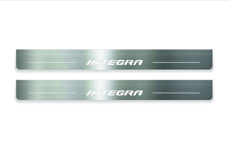 Honda Integra 2001-2006 Auto Door Sill Plates With Logo Integra