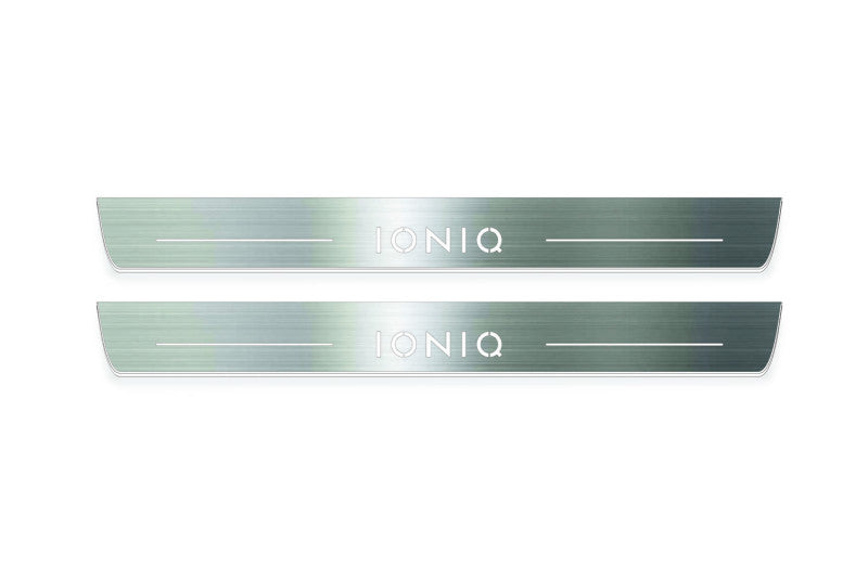 Hyundai Ioniq 2016+ LED Door Sills PRO With Logo Ioniq