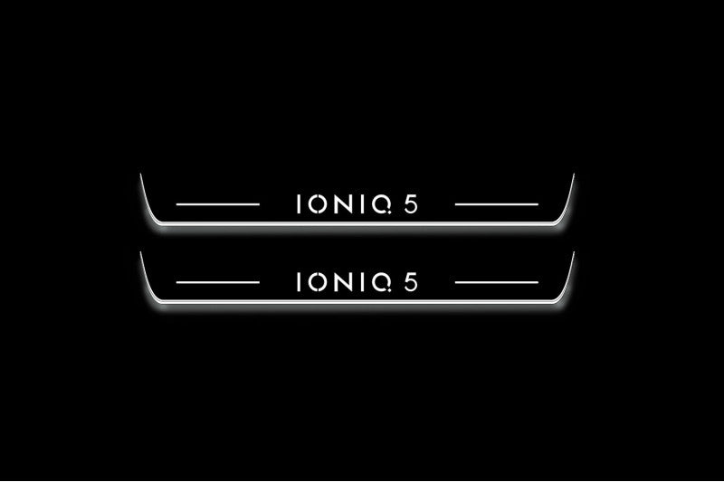 Hyundai Ioniq 5 2021+ LED Door Sills PRO With Logo Ioniq 5
