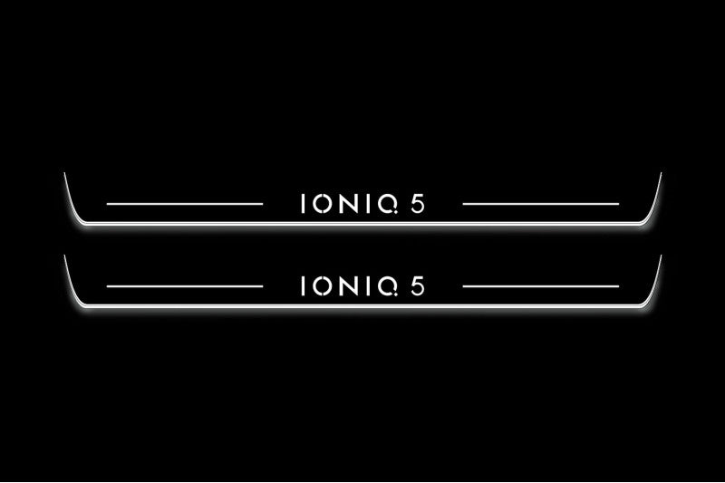 Hyundai Ioniq 5 2021+ LED Door Sills PRO With Logo Ioniq 5