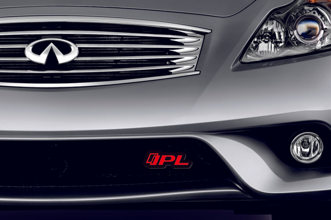 Infiniti Illuminated LED Radiator Grille Emblems and Badges with IPL (type 2) logo Infiniti Led Emblems decoinfabric