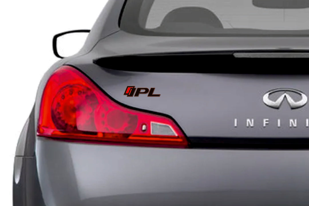 Infiniti tailgate trunk rear 3D emblem with IPL logo (type MIXT) Infiniti emblems decoinfabric