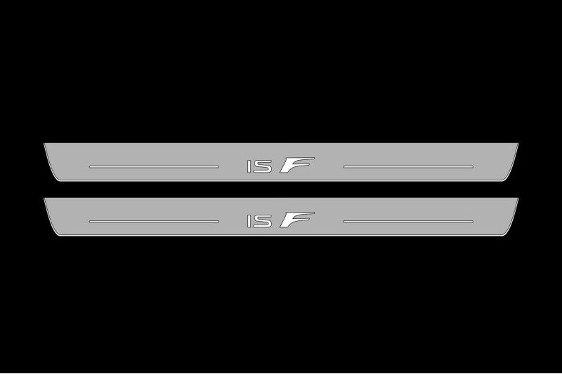 Lexus IS IV 2020+ Door Sill Led Plate With Logo IS F