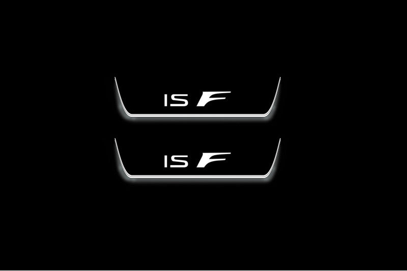 Lexus IS IV 2020+ Door Sill Led Plate With Logo IS F