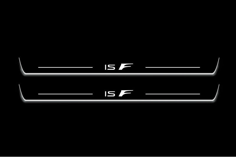 Lexus IS IV 2020+ Door Sill Led Plate With Logo IS F