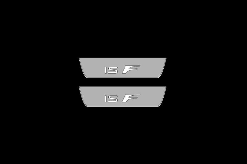 Lexus IS IV 2020+ Door Sill Led Plate With Logo IS F