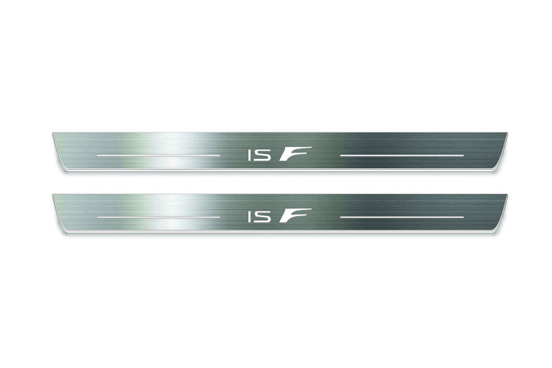 Lexus IS IV 2020+ Door Sill Led Plate With Logo IS F