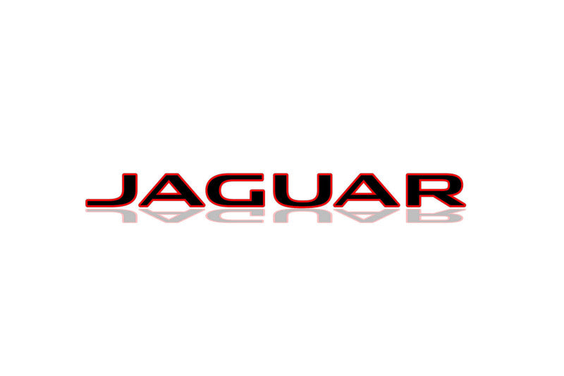 Jaguar tailgate trunk rear 3D emblem with Jaguar logo (type MIXT)