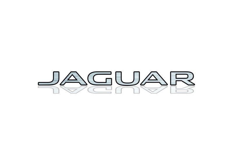 Jaguar tailgate trunk rear 3D emblem with Jaguar logo (type MIXT)