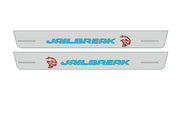Dodge Durango 2011+ Door Sill Led Plate With JAILBREAK Logo (Type 5) Dodge Led Door Sills opdesign