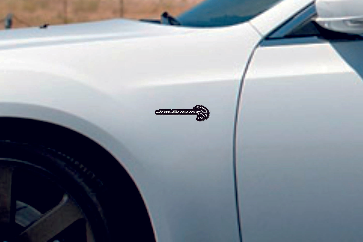 DODGE emblem for fenders with Jailbreak Hellcat logo