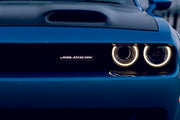 Dodge Illuminated LED Radiator Grille Emblems and Badges with Jailbreak logo Dodge Led emblems decoinfabric