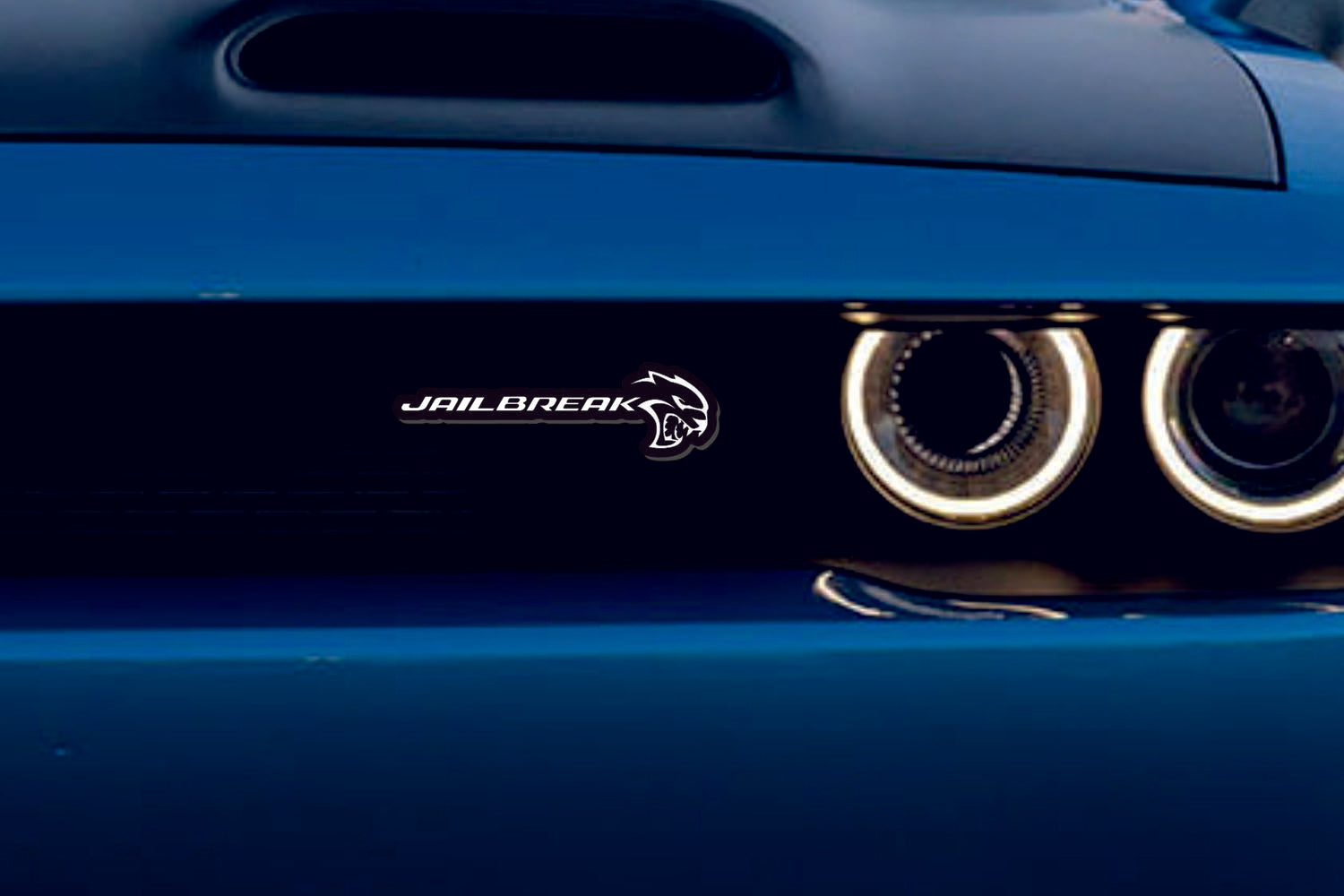 DODGE Radiator grille emblem with Jailbreak Hellcat logo