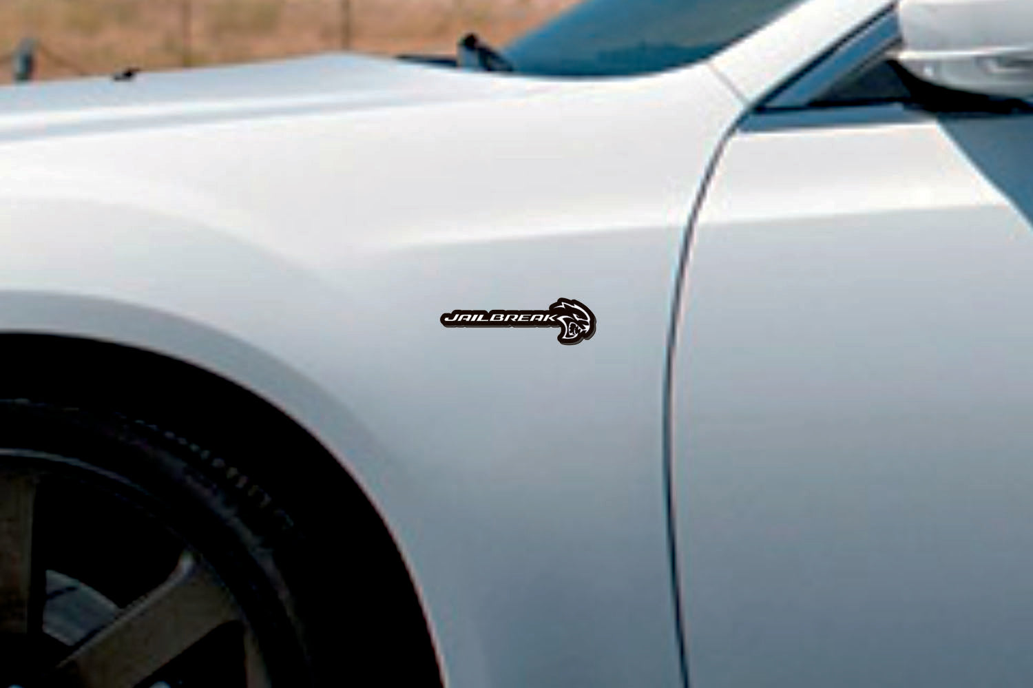 DODGE emblem for fenders with Jailbreak + Hellcat logo Dodge emblems decoinfabric