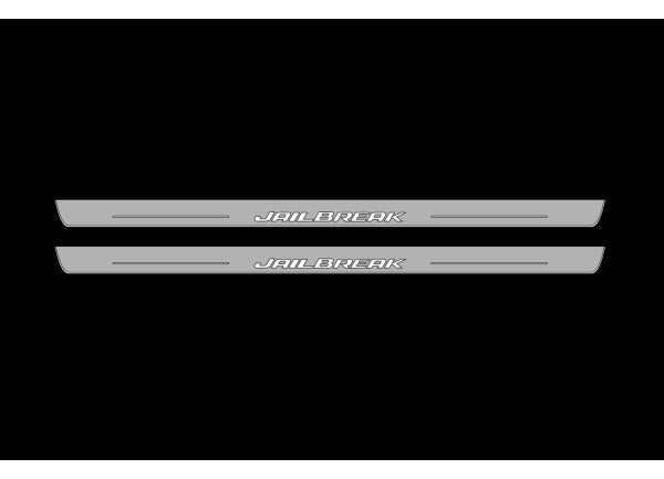 Dodge Challenger 2008+ LED Door Sills PRO With Jailbreak Logo Dodge Led Door Sills opdesign