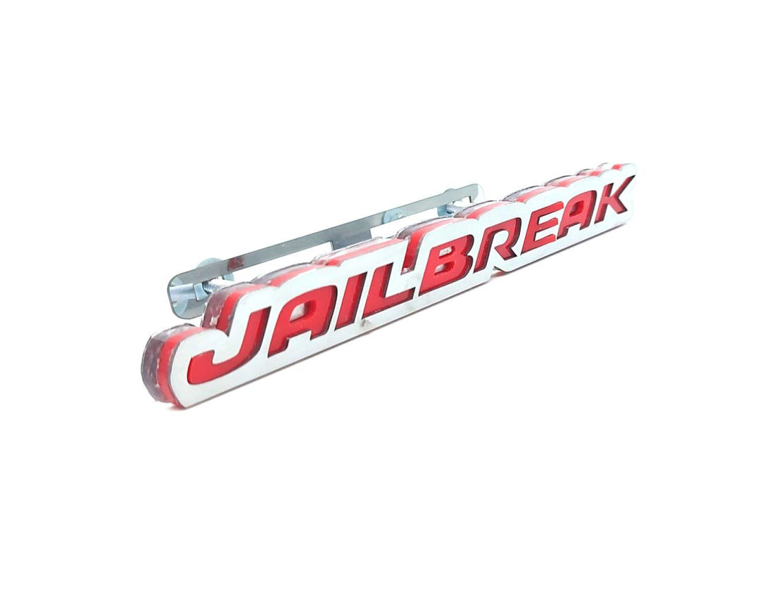 DODGE Stainless Steel Radiator grille emblem with Jailbreak logo Dodge emblems decoinfabric