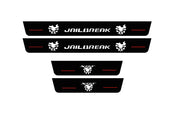 Dodge Durango 2011+ Door Sill Led Plate With JAILBREAK SKULL Logo (type 2) Dodge Led Door Sills opdesign
