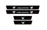 Dodge Charger 2023+ Door Sill Led Plate With JAILBREAK SKULL Logo (type 2) Dodge Led Door Sills opdesign
