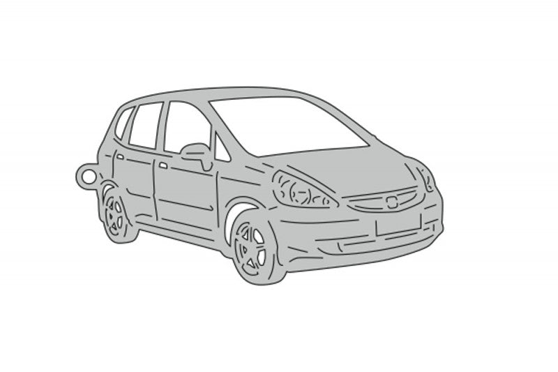 Car Keychain for Honda Jazz II 2002-2008 (type 3D) Keychains opdesign