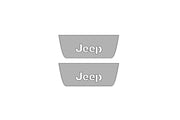 Jeep Grand Cherokee V 2021+ Door Sill Led Plate With Jeep Logo Jeep Led Door Sills opdesign