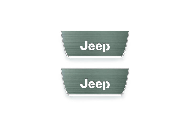 Jeep Grand Cherokee V 2021+ Door Sill Led Plate With Jeep Logo