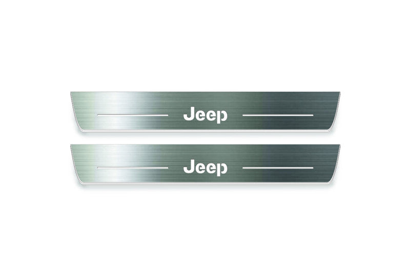 Jeep Grand Cherokee V 2021+ Door Sill Led Plate With Jeep Logo