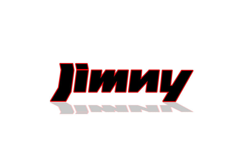 Suzuki tailgate trunk rear 3D emblem with Jimny logo (type MIXT) suzuki emblems decoinfabric