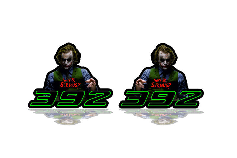 Dodge emblem for fenders with Joker 392 logo