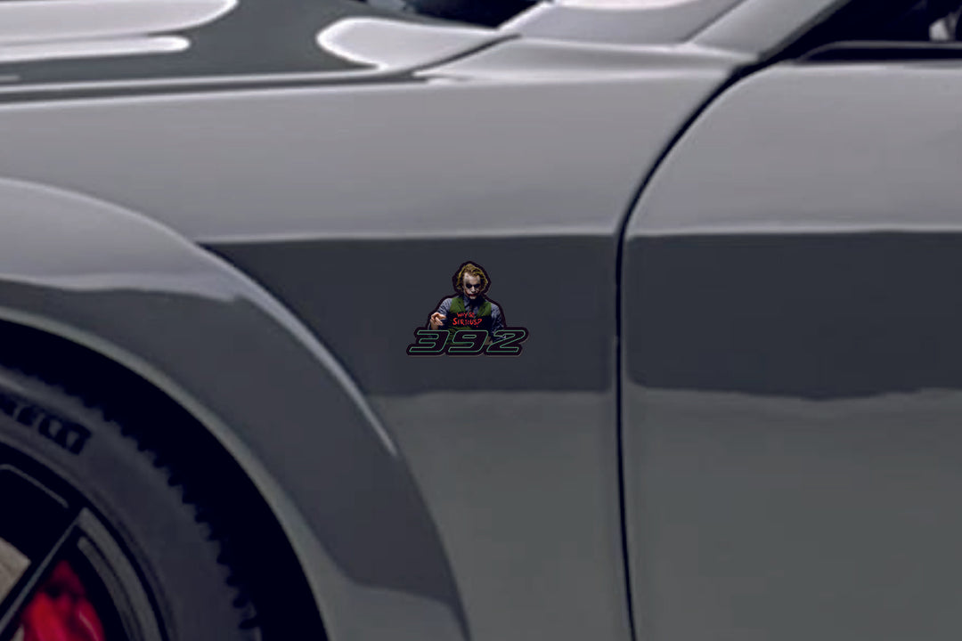 Dodge Emblem & Badges set with Joker 392 logo Dodge emblems decoinfabric