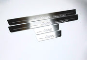 Jeep Wrangler JK 2006-2018 Auto Door Sills With Logo Jeep Wrangler Jeep Led Door Sills opdesign