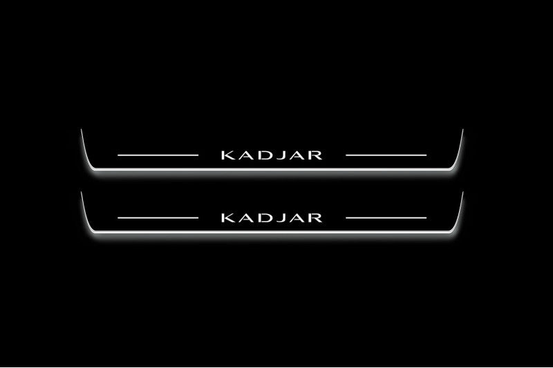 Renault Kadjar 2015-2022 Door Sill Protectors With Logo Kadjar
