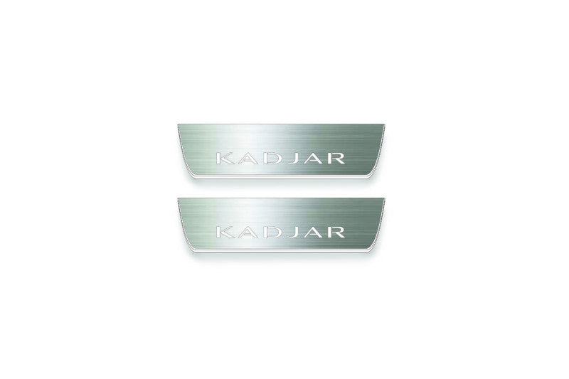 Renault Kadjar 2015-2022 Door Sill Protectors With Logo Kadjar
