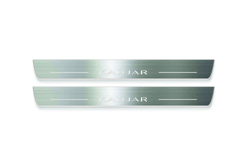 Renault Kadjar 2015-2022 Door Sill Protectors With Logo Kadjar