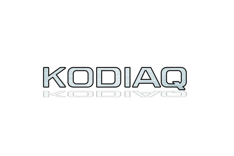 Skoda tailgate trunk rear 3D emblem with Kodiaq logo for Kodiaq I 2016-2023 (type MIXT)