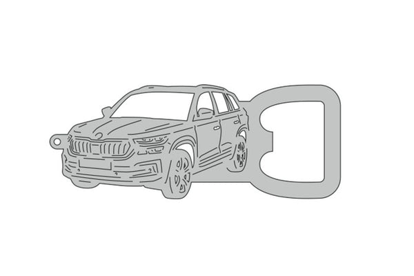 Keychain Bottle Opener for Skoda Kodiaq I FL 2021-2023