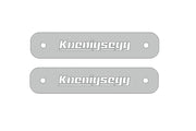 Stainless Steel Floor Mats Emblems Set Badges with Koenigsegg Logo Car Mats Badges Decoin