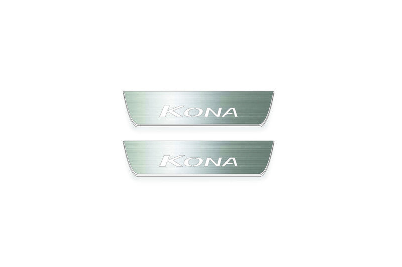 Hyundai Kona I 2017-2022 LED Door Sill With Logo Kona