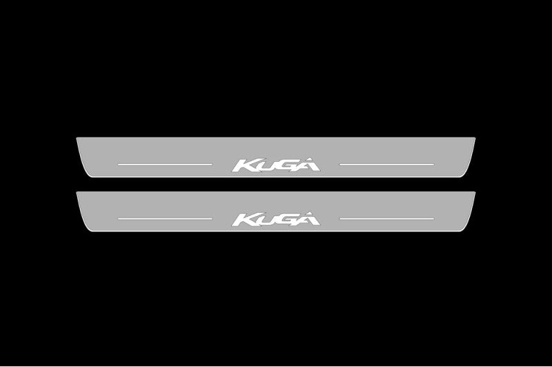 Ford Kuga I 2008-2013 LED Door Sill With Logo Kuga Ford Led Door Sills opdesign