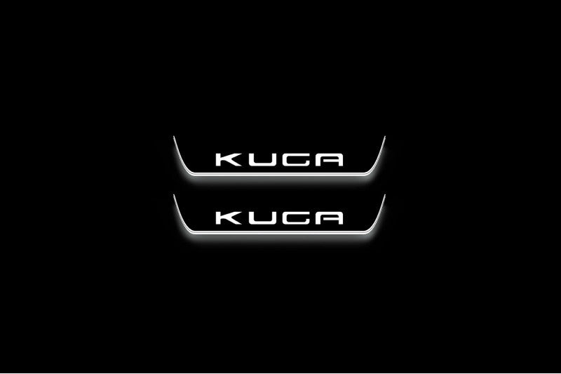 Ford Kuga III 2020+ LED Door Sill With Logo Kuga