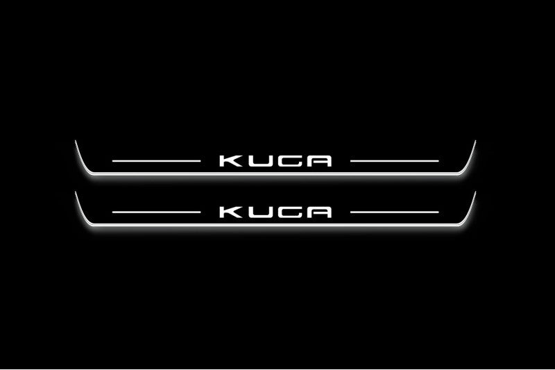 Ford Kuga III 2020+ LED Door Sill With Logo Kuga