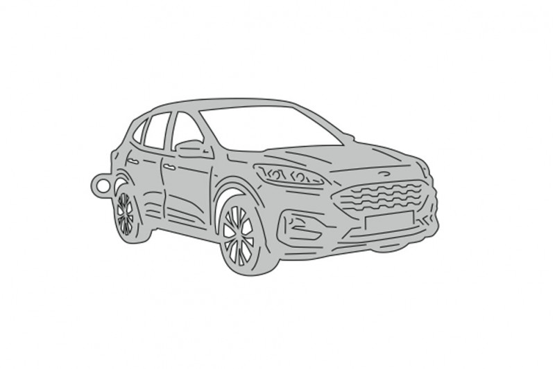 Car Keychain for Ford Escape IV 2020+ (type 3D) Keychains opdesign