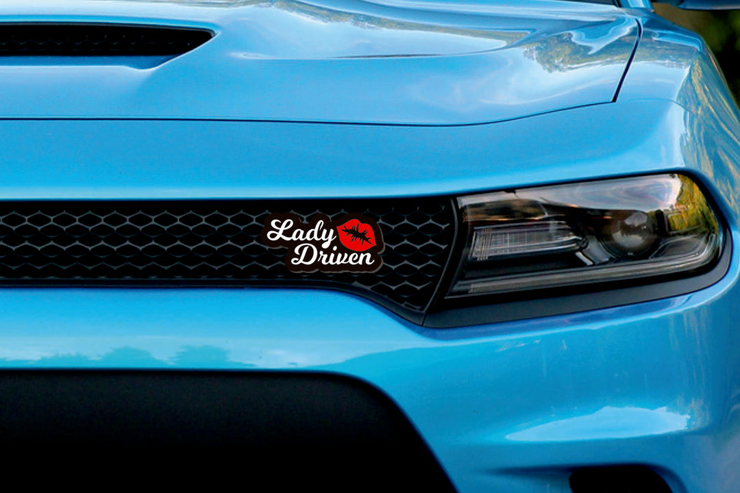 Illuminated LED Radiator Grille Emblems and Badges with Lady Driven lo ...