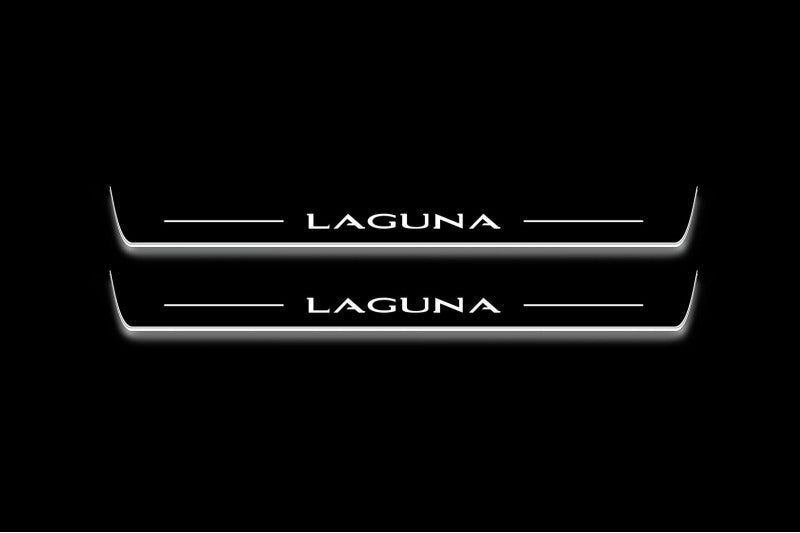 Renault Laguna III 2007-2015 LED Door Sills PRO With Logo Laguna