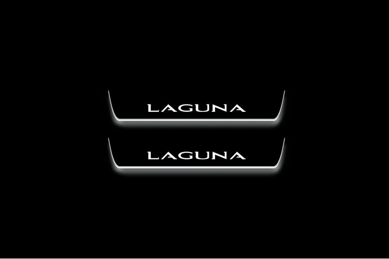 Renault Laguna III 2007-2015 LED Door Sills PRO With Logo Laguna